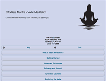 Tablet Screenshot of effortlessmantra.com